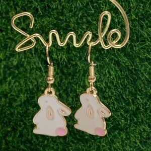 Bunny Earring, Rabbit Earring, Easter Bunny, Easter Basket Gift, Bunny Rabbit